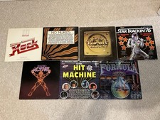 Lot of 7 K-Tel Vinyl Compilations Top Hits No Nukes Rock