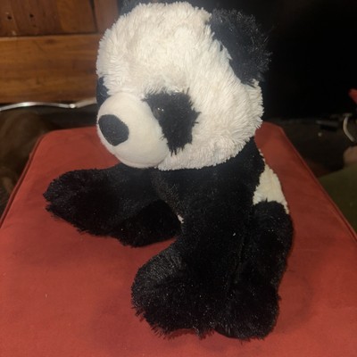 Aurora 2015 Panda Plush 13'' Soft Stuffed Animal Black White Realistic Zoo Toy