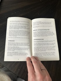 Sega Saturn Manual Only Independence Day W/Reg Card 