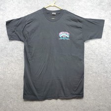 Vtg Fruit of the Loom T-Shirt Men's Size XL Black Single Stitch Made In USA 1995