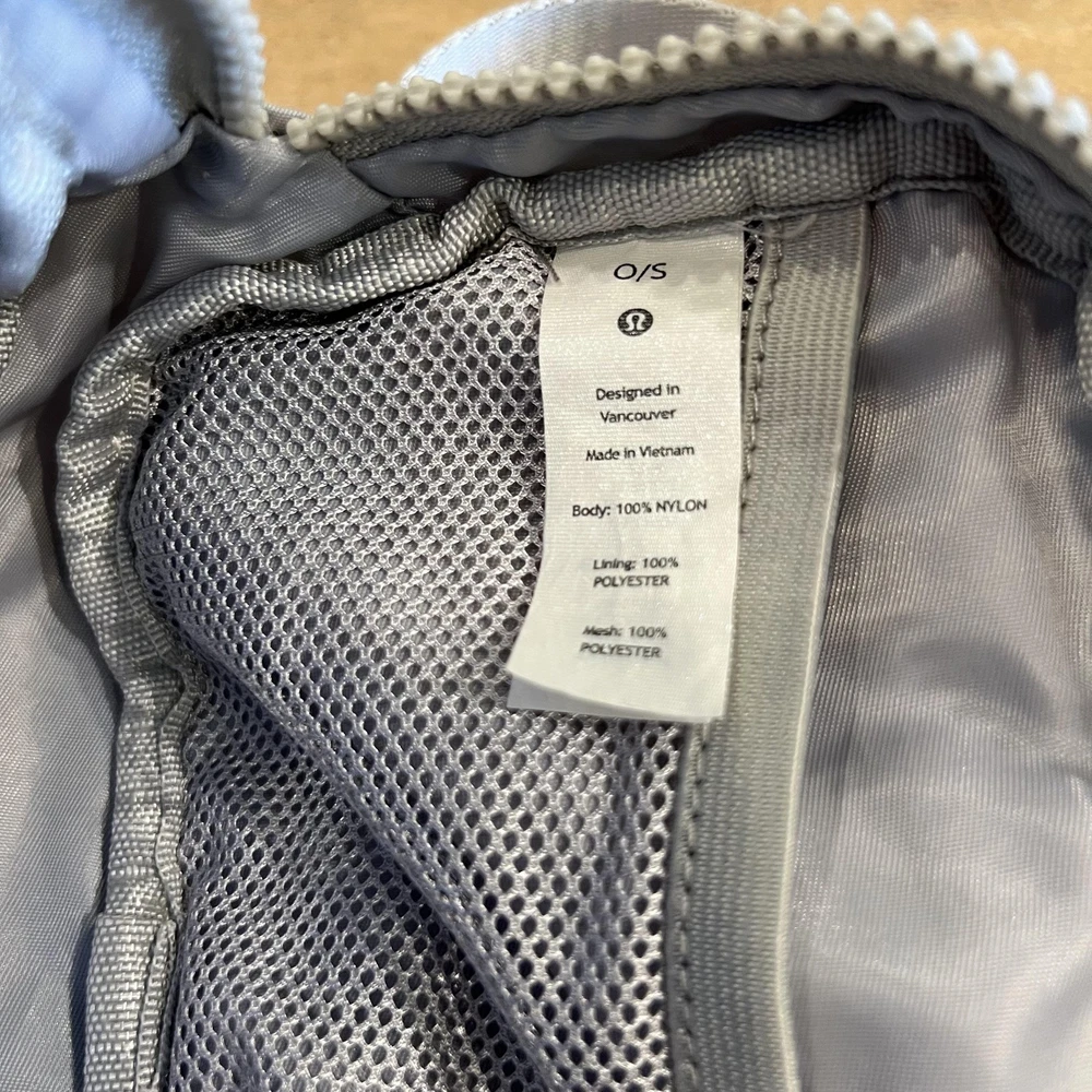 Lululemon Everywhere Belt Bag in Gray Nylon Crossbody Fanny Pack