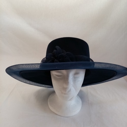 Navy Blue Debenhams Hat Ideal for 