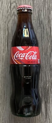 2016 COCA COLA RIO OLYMPIC'S PROUD PARTNER 8 OUNCE  GLASS COCA COLA BOTTLE