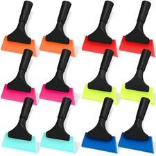 12 Pcs Small Squeegee 5 Inch Window Tint Silicone Squeegee Cleaning with Non ...