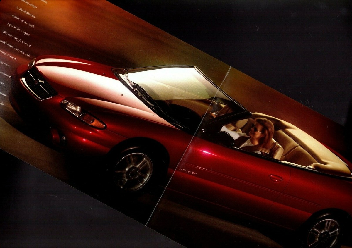 1996 Chrysler SEBRING Convertible Brochure / Catalog / Flyer with