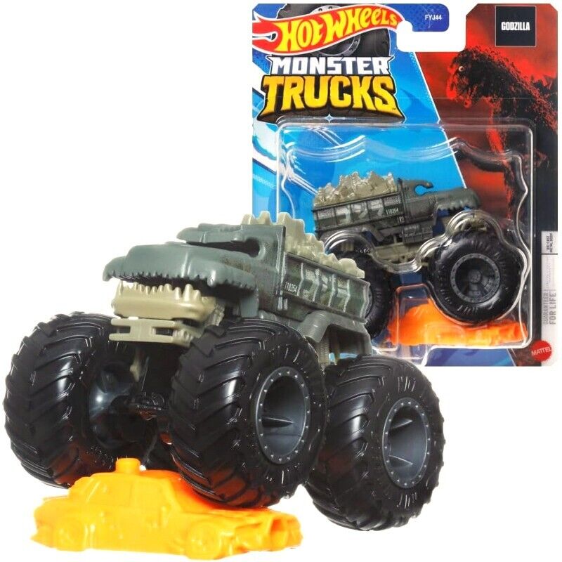 Hot Wheels Monster Trucks Godzilla Kids Diecast Model Toy Truck Car 1:64 HWC71