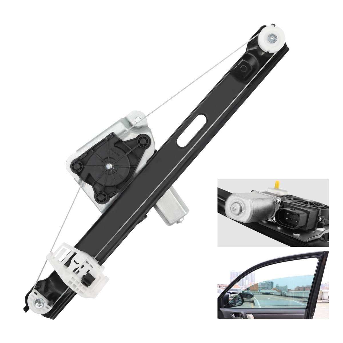 Power Window Regulator Without Motor Rear Left For 3 Series E90 - View #6
