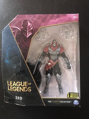 League of Legends, 6-Inch Zed Collectible Figure w/ Premium Details and 2