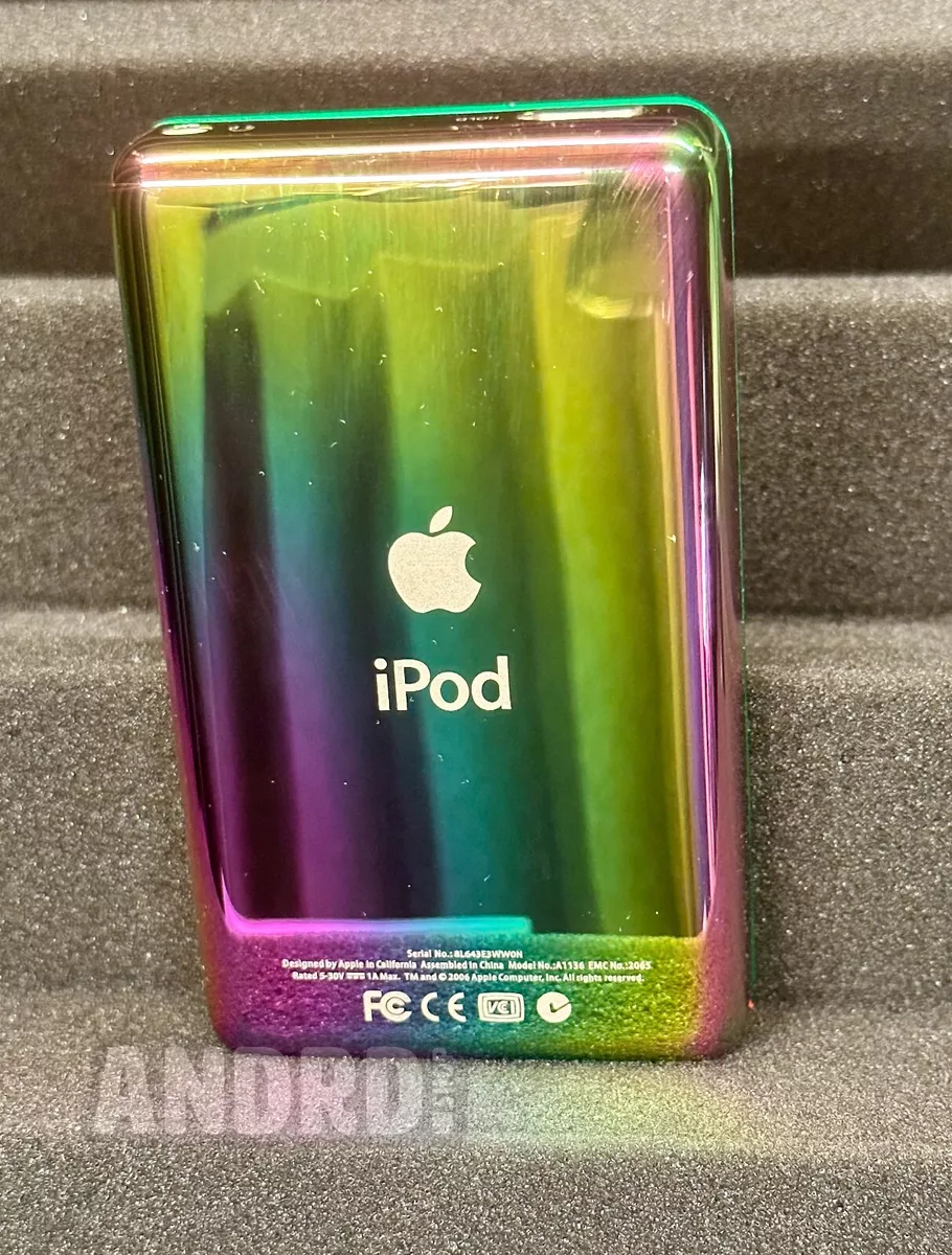 Custom Green Apple iPod Classic 7th Gen -📳 Taptic Mod 📳- 3000mah