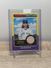2024 Topps Heritage Bo Bichette Clubhouse Collection Bat Relic Toronto Blue Jays
