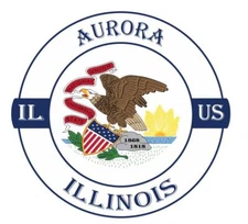 Aurora Illinois Sticker Decal A740