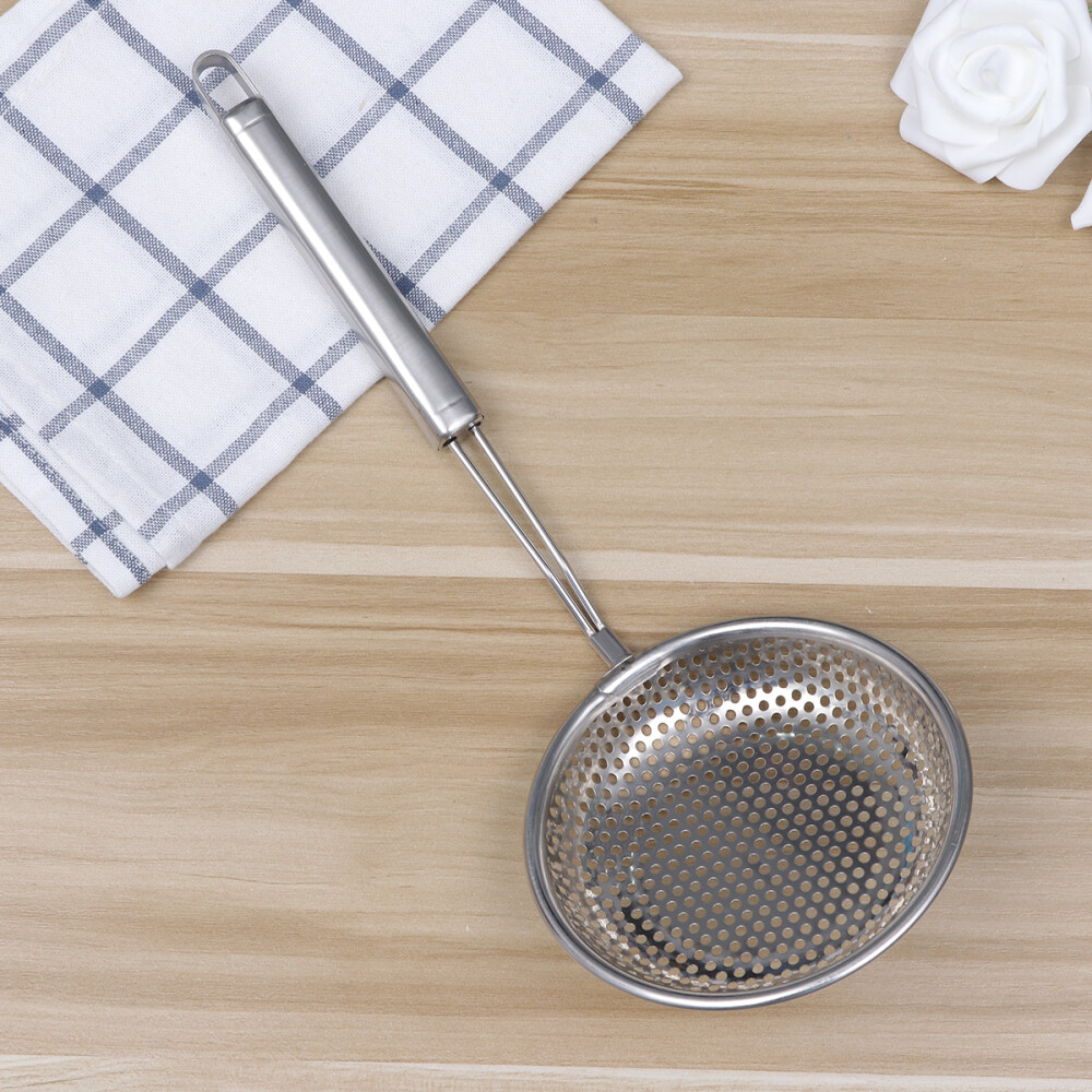 2 PCS Food Strainers for Kitchen Spider Soups Colander Scoop Wok