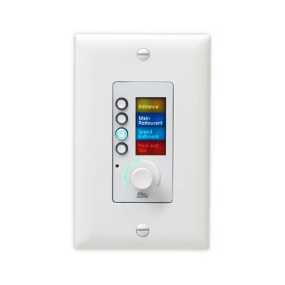 BSS EC-4BV-WHT-US | Ethernet Controller with 4 Buttons Volume Control US Decora