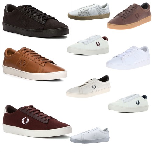 Fred Perry Men Spencer Mesh/Suede/Canvas/Leather Tennis Sneakers Casual Shoes - 第 1/29 張圖片