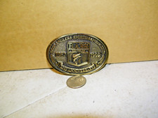 1992 BASS Bass Anglers Sportsman Society Fishing 25th Anniversary Belt Buckle