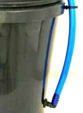 HYDROPONIC SIGHT LEVEL TUBE DRAIN KIT FOR HYDRO SYSTEM RESERVOIR OR BUCKET    