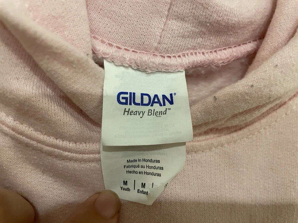 Gildan Jóvenes Niñas Zoo Nueva Inglaterra Franklin Park Zoo Acogedor Pullover Sudadera con Capucha Rosa M Foto 2 de 4