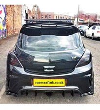 Vauxhall Corsa D VXR DIFFUSER FINS EXTENSIONS, 06-14 CORSA VXR DIFFUSER ,NEW! 