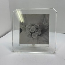 Glass Square Picture Frame Holds 5 x 5"