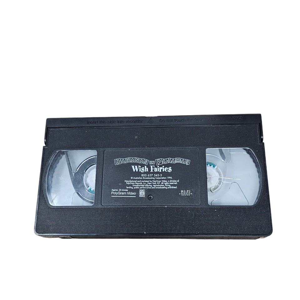Bananas in Pajamas Wish Fairies (VHS, 1996) 90s Kids Show eBay