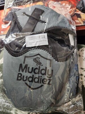 Muddy Buddiez Waterproof Shoe Covers Reusable Anti Slip, BLACK ONE SIZE