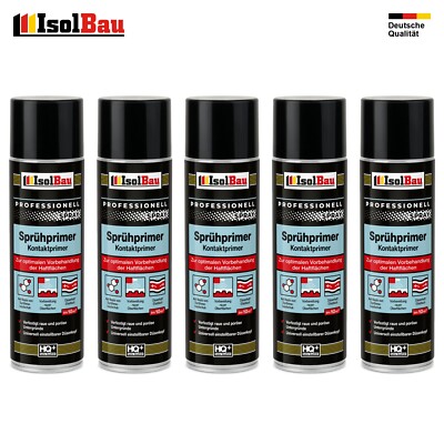 Sprühprimer 5 x 500 ml Grundierung Haftgrund Primer Haftvermittler Tiefengrund
