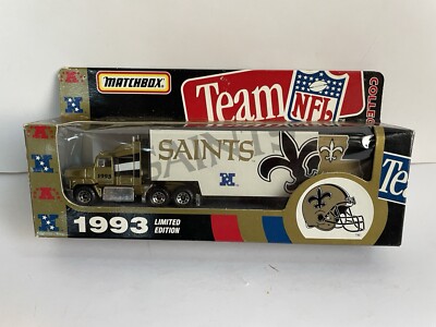 Matchbox Team NFL Saints 1993 Semi Trailer (B1)