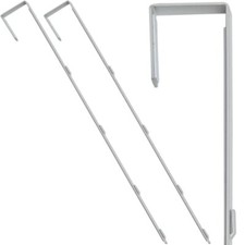 Over-The-Door Mirror Hanger  Adjustable 14.5-inch Door Mirror Hanger Set w