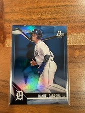 2021 Bowman Platinum Blue Foil SP /150 Daniel Cabrera Tigers NRMT