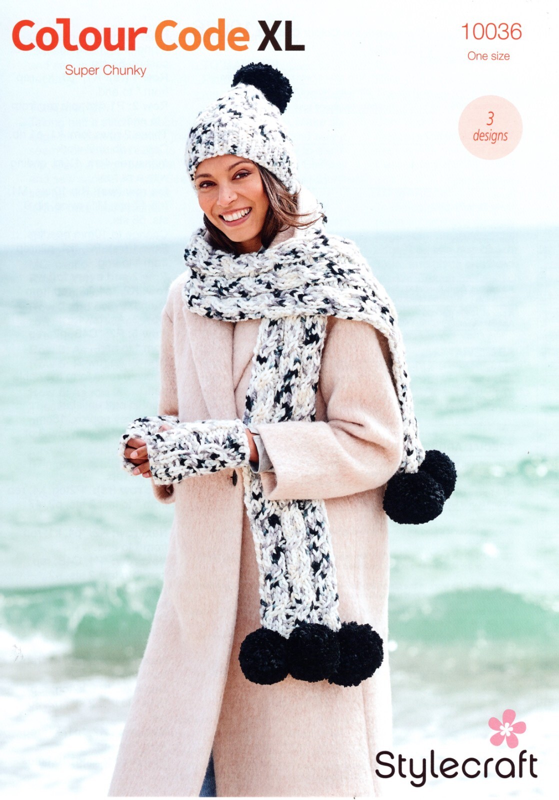 Stylecraft Colour Code XL Super Chunky Knitting Pattern - 10036 Accessories