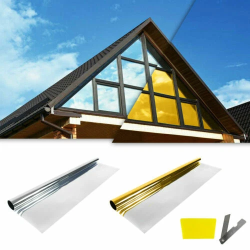 Verspiegelte Fensterfolien fürs Badezimmer