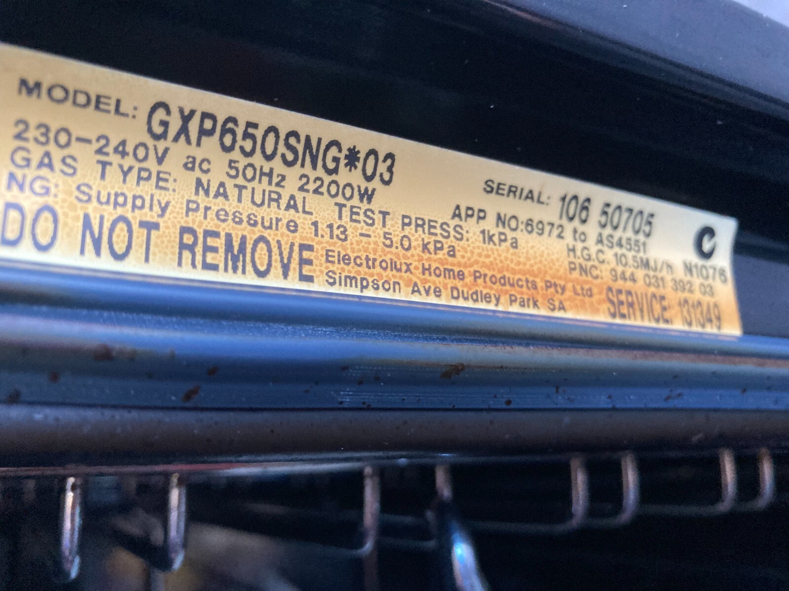 Westinghouse Wall Oven GXP650S Silver eBay