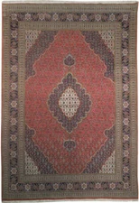 8x11'  Traditional Fine Tabreez Wool and Silk Rug 400 KPSI  18180