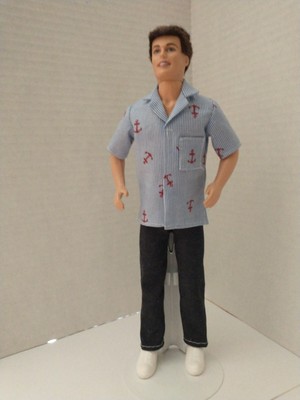 Doll Clothes Ken's Anchor Shirt