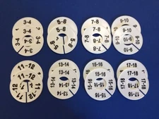   CLOTHING SIZE DIVIDERS 3-4 thru 17-18 "2 each"