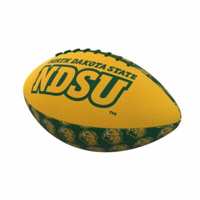 North Dakota State Bison Mini Rubber Repeating Football