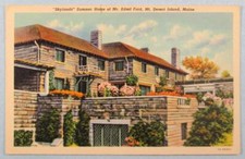 Skylands Summer Home Of Edsel Ford, Mt. Desert Island, ME Maine Postcard (#5783)