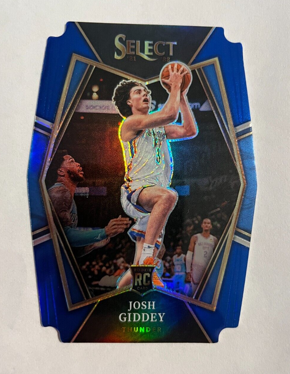 2021-22 Panini Select Premier Blue Die Cut Prizm Rookie Josh Giddey #69 /249 SP