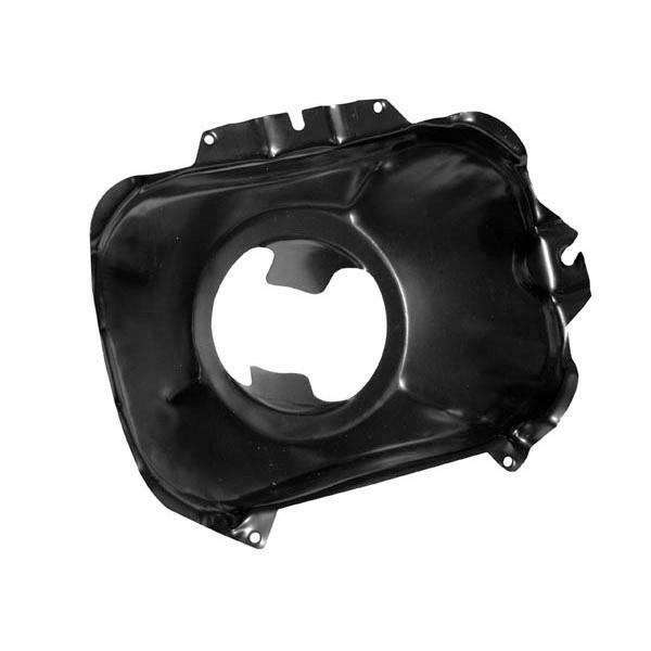 Boîtier de phare Jeep Wrangler YJ noir en ABS pour optique rectangulaire 1984-2001