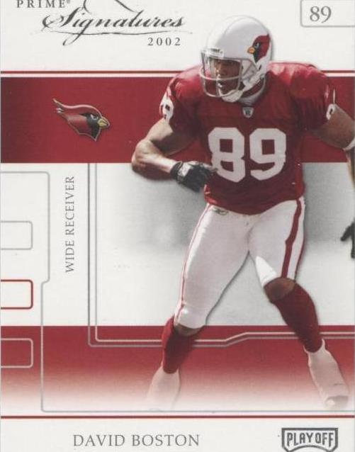 2002 Playoff Prime Signatures David Boston #21 - 1 of 2