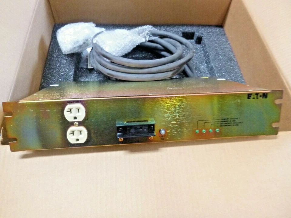EATON ATS Rack Mount PDU 2.88kW, 120V (2) Inputs L5-30P (18) Outlets 5-20R - Image 2 of 4