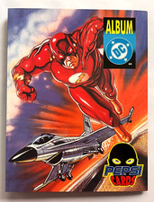 Juego completo de tarjetas reimpresión de cómics Pepsicards DC 1995 + carpeta Superman Wonderwoman