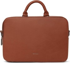 Matt & Nat Vegan Handbags, Muse Top Handle Handbag, Chai (brown)