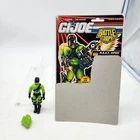 Vintage 1993 GI Joe V2 Cobra Heat Viper Action Figure ARAH Hasbro w/Cardback