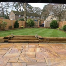 BROWN TREATED SLEEPERS - 2.4mtrX200mmX100mm