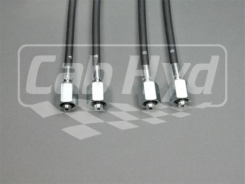 1997-2006 Jaguar XK8/XKR Hydraulic Roof Front Latch Hose/Line Set, P/N HJB8256AB