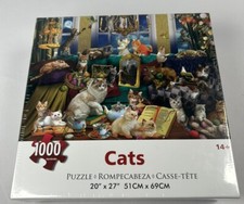 Cats 1000 Piece Puzzle 27  x 20  Lzbabyily New Sealed