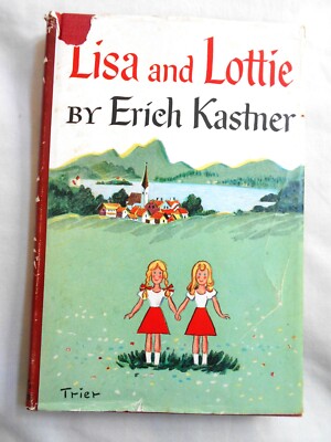 Erich Kastner--LISA AND LOTTIE 1st ed 4th ptg HCDJ 1951 Parent Trap