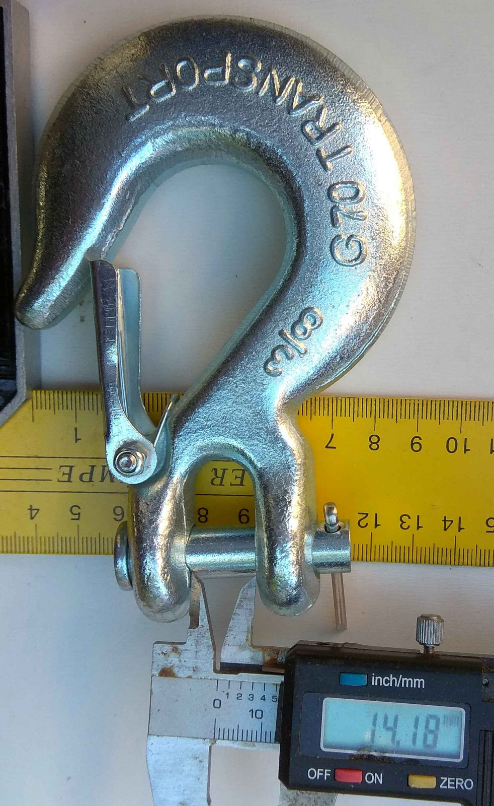 3/8" G70 Car Winch Hook for 10mm dyneema rope 4WD Off Road Tow Hook 4X4