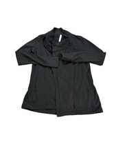 Lululemon Wrap Sweater Grey Size 4 Athleisure Stretch Comfy Loungewear Cozy